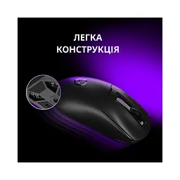 Мишка Lorgar MSA10W Wireless Gaming Black (LRG-MSA10W-BK) - мініатюра 4