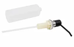 Дозатор вбудований для рідкого мила Platinum SA001 (Brushed) Чорний матовий (SP000044293) - мініатюра 2