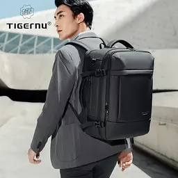 Рюкзак міський Tigernu T-B9990 27л з відсіком для ноутбука до 15.6" та USB Black (18197) - мініатюра 7
