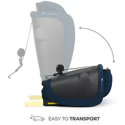 Автокрісло Kinderkraft Fix2Go i-Size Navy (KCFI2GO0NAV0000) - мініатюра 3
