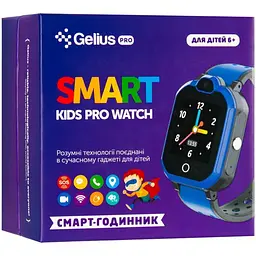 Дитячі смарт-годинник Gelius Pro GP-PK002 Blue 4G з GPS трекером - мініатюра 4