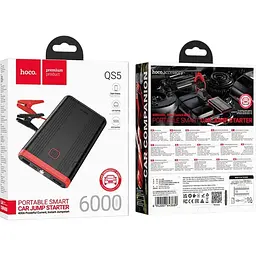 Пуско-зарядний пристрій Hoco QS5 6000mAh Black [170378] - мініатюра 6