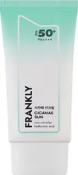 Крем заспокійливий сонцезахисний 50 мл Frankly Cicahae Sun SPF 50+ - мініатюра 1