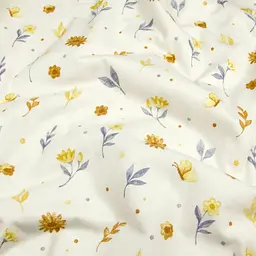 Наволочка Cosas Honey bloom фланелева 50х70 см жовта (Flannel_HoneyBloom_50x70) - мініатюра 4