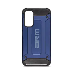 Чехол для Samsung Galaxy A34 5G (A346), Panzer, синий, противоударный, бронированный, милитари, панель-накладка, защита всего корпуса, защита дисплея и камеры, термополиуретан (TPU) + поликарбонат (PC), ArmorStandart (ARM70803)