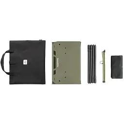 Стіл розкладаний Naturehike CNK2450JJ025 80х40 см Black - мініатюра 3