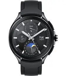 Смарт-годинник Xiaomi Watch 2 Pro Black Case with Black Fluororubber Strap (BHR7211GL) - мініатюра 3