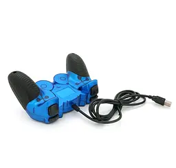 Геймпад джойстик Microkingdom 8600 DoubleShock USB Blue - мініатюра 4