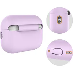 Чохол AhaStyle Colorful Silicone Case для AirPods Pro 2 Lavender [CP-187-2-C-LR] [133837] - мініатюра 3
