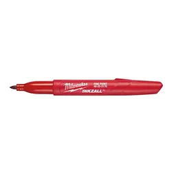 Маркер Milwaukee для будмайданчика INKZALL, тонкий, червоний (48223170) - мініатюра 3