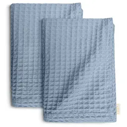 Рушники вафельні Cosas Greek Waffle Maya 2 шт., 55x90 см/75x130 см, сіро-блакитні