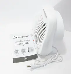 Тепловентилятор електричний обігрівач електричний білий дуйчик 2000 W Domotec MS 5901 - мініатюра 3