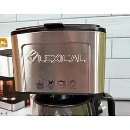 Кавоварка Lexical LEM-0633 з чайником 680 Вт чорна - мініатюра 6
