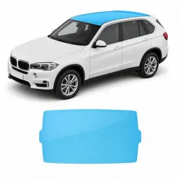 Антигравійна захисна бронеплівка за лекалами для BMW X5 F15 2013-2018 - зона даху