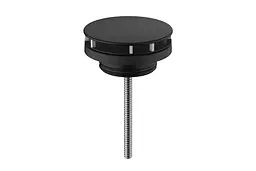 Донний клапан для умивальника Hansgrohe без переливу matt black 50001670
