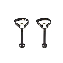 Пара браслетів на зап'ясті та палець Bijoux Indiscrets MAZE Hand Bracelet Harness Black Bijoux Indiscrets B0240; SO2679 95319 - мініатюра 5