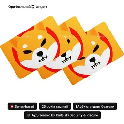 Tangem Wallet 1.0 x Shiba Inu (мультивалютний) на 3 карти - мініатюра 2