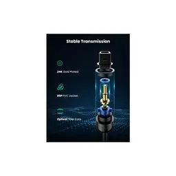 Кабель мультимедійний Optical Toslink 1.0m AV122 black Ugreen (70890) - мініатюра 4