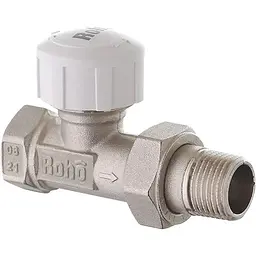 Кран радіаторний термостатичний Roho R5160-050 - 1/2" (М30x1,5) прямий RO0124