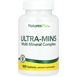 Дієтична добавка NaturesPlus Ultra-Mins Multi Mineral Complex 180 таблеток