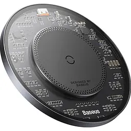 Бездротовий зарядний пристрій Baseus Simple 2 Black [CCJJ050001] [99234] - мініатюра 2