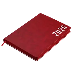 Щоденник датований Buromax Mind 2026 A5 штучна шкіра червоний (BM.21152-05) - мініатюра 2