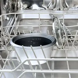 Russell Hobbs Рисоварка, 200Вт, чаша-0,7л, механічне керування, знімна кришка, нерж. сталь, чорно-біла - мініатюра 6