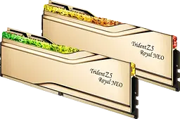 Оперативна пам'ять G.Skill 32GB (2x16GB) DDR5 6400MHz Trident Z5 Royal Neo (F5-6400J3039G16GX2-TR5NG)