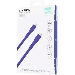 Кабель Proove Gaming Eternal USB-C to USB-C 60W 1m Purple (CCET60002215) [130736] - мініатюра 3