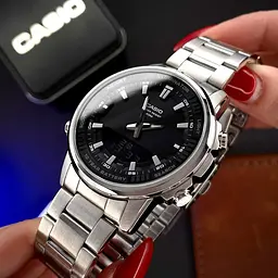 Чоловічий годинник Casio AMW-880D-1A Сріблястий ( AT1141-0221 ) - мініатюра 4