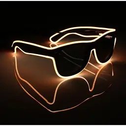 Окуляри світлодіодні Leds сонцезахисні El Neon ray orange неонові