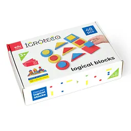 Навчальний набір Igroteco Логічні блоки Дьєнеша 900408, 48 деталей - мініатюра 3
