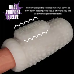 Мастурбатор Knights Ring Vibrating Dual Purpose Sleeve-Drip - мініатюра 7