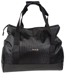 Сумка дорожня саквояж Wallaby 25 л 48×30×20 см Чорна - мініатюра 4