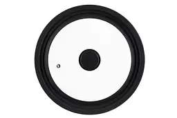 Ardesto Кришка універсальна Black Mars Smart 24/26/28 см, скло, силікон - мініатюра 3