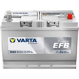 Автомобільний акумулятор VARTA Blue Dynamic EFB N85 6СТ-85Ah АзЕ ASIA 800A (EN) 585501080