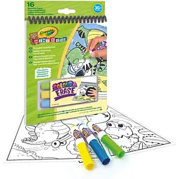 Розмальовка багаторазова Crayola Mini Kids Динозаври, 16 сторінок (81-1499-2) - мініатюра 2
