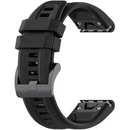 Ремінець DK CDK для Garmin D2 Delta 22mm Silicone Sport Band Classic 2 шт. (015189) (black) - мініатюра 2