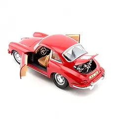 Автомодель Bburago Porsche 356B 1961 р 1:24 червоний (18-22079) - мініатюра 6