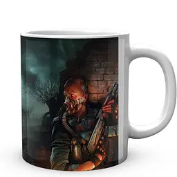 Кухоль GeekLand Сталкер S.t.a.l.k.e.r. war 2 ST.02.24 330 мл білий - мініатюра 3