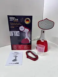 Ручний вертикальний відпарювач Zepline ZP-206 з керамічним покриттям 3000 Вт для одягу 4500 мл Червоний - мініатюра 6