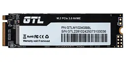 Накопичувач SSD GTL m.2 NVMe 1Tb Green Light PCI-E 3.0 x4 Bulk (GTLM1024GBBL)