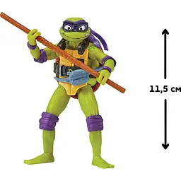 Ігрова фігурка TMNT Черепашки-ніндзя Movie III Донателло, 11,5 см (83282) - мініатюра 2
