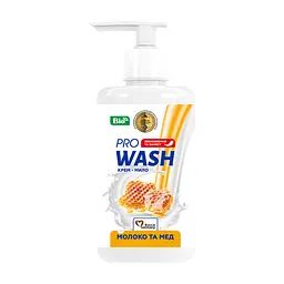 Жидкое мыло Pro Wash Молоко и мед 470 г (4823128001171)
