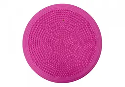 Балансувальна масажна подушка 32 см EasyFit Cushion-2 рожева з насосом - мініатюра 3