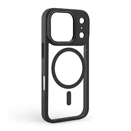 Чехол Apple iPhone 17 Pro, Unit MagSafe, черный, прозрачный, магсейф, противоударный, магнитный, панель-накладка с поддержкой MagSafe, с поддержкой беспроводной зарядки, TPU+PC, защита всего корпуса, ударопрочный, ArmorStandart (ARM86289) - мініатюра 2