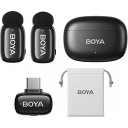 Мікрофонна радіосистема Boya Mini 2-02 USB-C Black [168368] - мініатюра 4