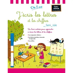 J'ecris les lettres et les chiffres (+ stylo + eponge) -