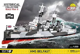 Конструктор COBI корабель 1:300 HMS BELFAST 4844 - мініатюра 6