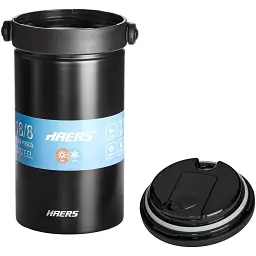 Харчовий термоконтейнер Haers HR-2300-17 2.3 л Black - мініатюра 2